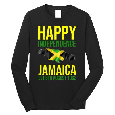 Happy Independence Day Jamaica 1962 Proud Jamaican Long Sleeve Shirt