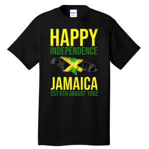 Happy Independence Day Jamaica 1962 Proud Jamaican Tall T-Shirt