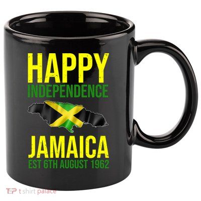 Happy Independence Day Jamaica 1962 Proud Jamaican 11oz C Handle Ceramic Mug
