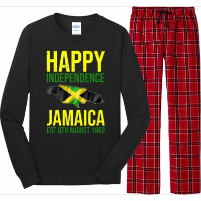 Happy Independence Day Jamaica 1962 Proud Jamaican Long Sleeve Pajama Set