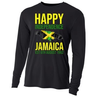 Happy Independence Day Jamaica 1962 Proud Jamaican Cooling Performance Long Sleeve Crew