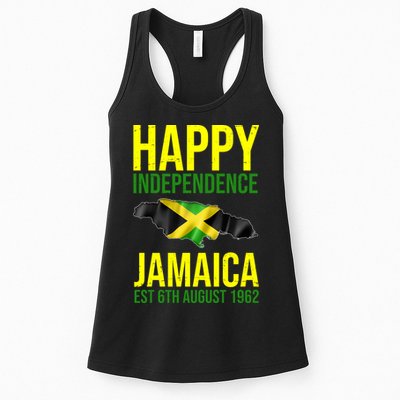 Happy Independence Day Jamaica 1962 Proud Jamaican Womens Tank Top