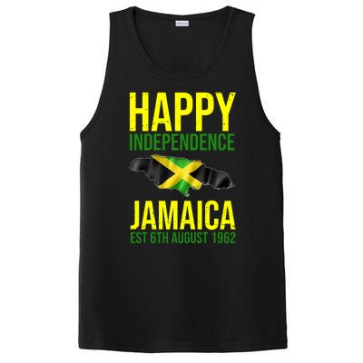 Happy Independence Day Jamaica 1962 Proud Jamaican PosiCharge Competitor Tank