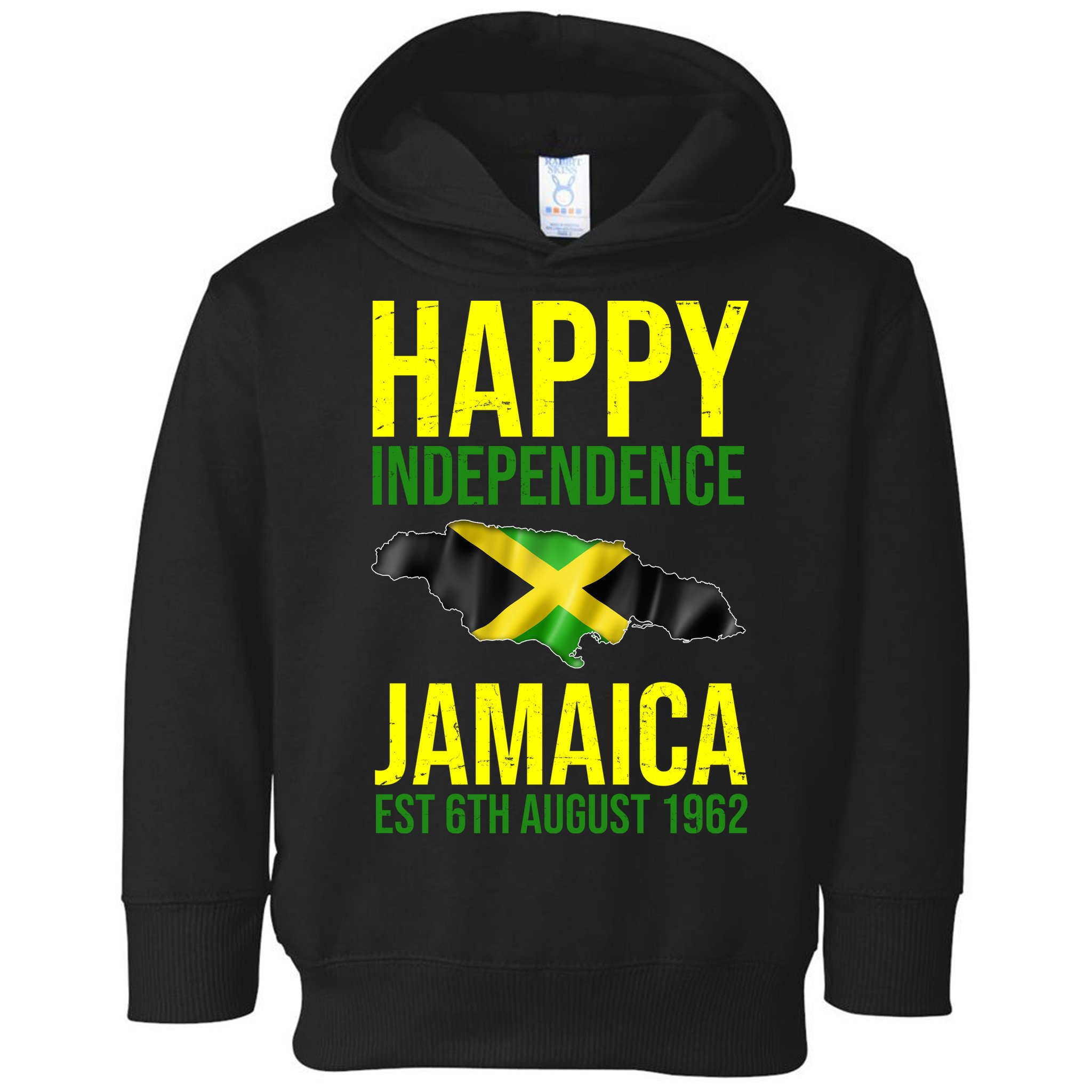 Happy Independence Day Jamaica 1962 Proud Jamaican Toddler Hoodie