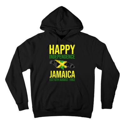 Happy Independence Day Jamaica 1962 Proud Jamaican Tall Hoodie