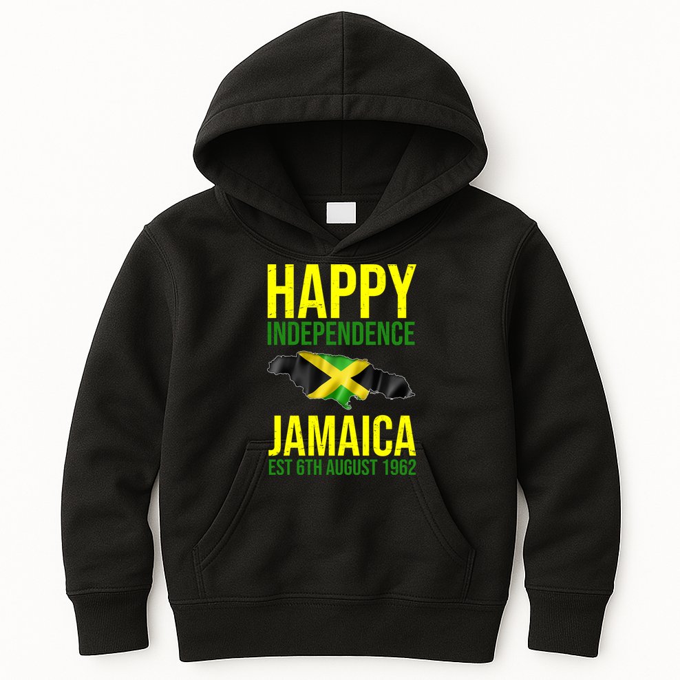 Happy Independence Day Jamaica 1962 Proud Jamaican Kids Hoodie