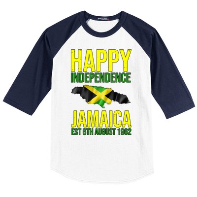 Happy Independence Day Jamaica 1962 Proud Jamaican Baseball Sleeve Shirt