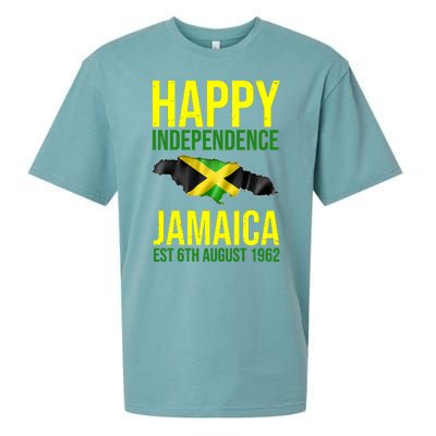 Happy Independence Day Jamaica 1962 Proud Jamaican Sueded Cloud Jersey T-Shirt