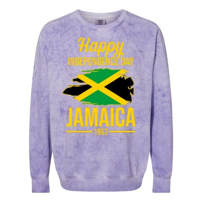 Happy Independence Day Jamaica 1962 Colorblast Crewneck Sweatshirt