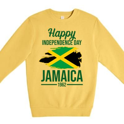 Happy Independence Day Jamaica 1962 Premium Crewneck Sweatshirt