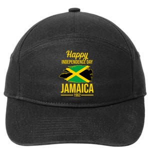 Happy Independence Day Jamaica 1962 7-Panel Snapback Hat