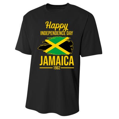 Happy Independence Day Jamaica 1962 Performance Sprint T-Shirt