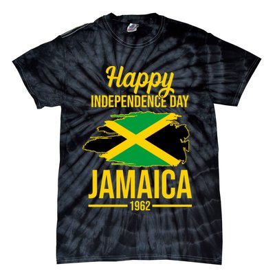 Happy Independence Day Jamaica 1962 Tie-Dye T-Shirt