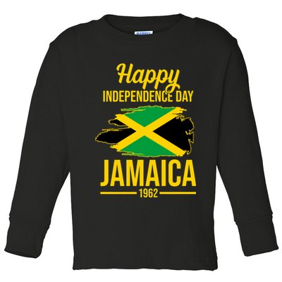 Happy Independence Day Jamaica 1962 Toddler Long Sleeve Shirt