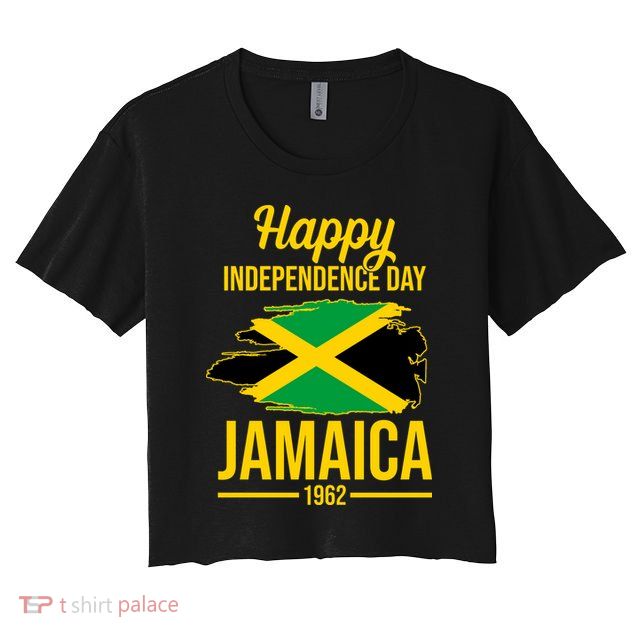 Happy Independence Day Jamaica 1962 Crop Top