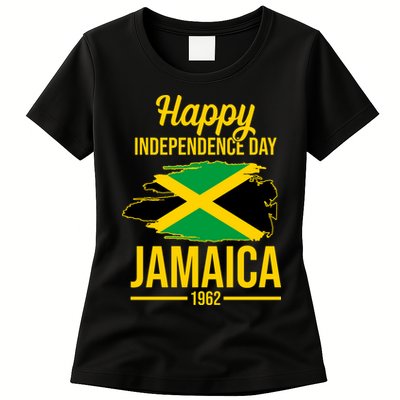 Happy Independence Day Jamaica 1962 Womens T-Shirt