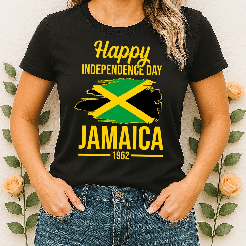 Happy Independence Day Jamaica 1962 Womens T-Shirt