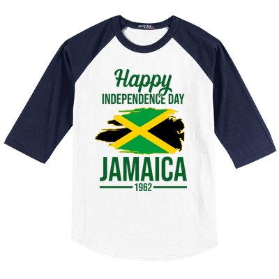 Happy Independence Day Jamaica 1962 Baseball Sleeve Shirt