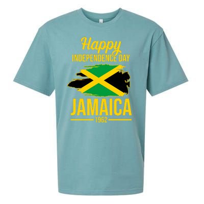 Happy Independence Day Jamaica 1962 Sueded Cloud Jersey T-Shirt