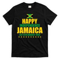 Happy Independence Day Jamaica Est 6th August 1962 T-Shirt