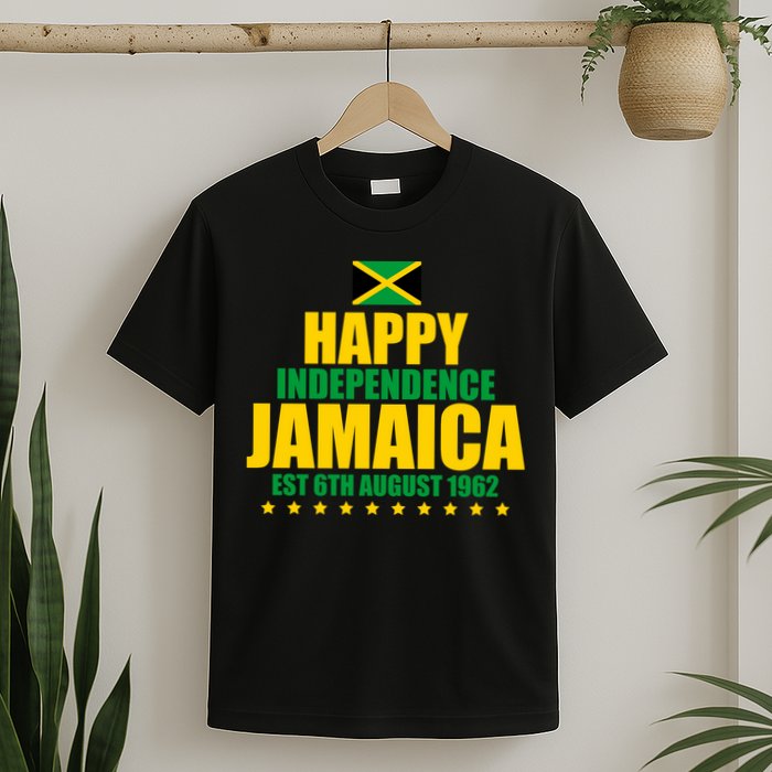 Happy Independence Day Jamaica Est 6th August 1962 T-Shirt