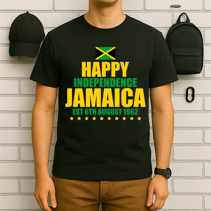 Happy Independence Day Jamaica Est 6th August 1962 T-Shirt