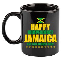 Happy Independence Day Jamaica Est 6th August 1962 11oz C Handle Ceramic Mug
