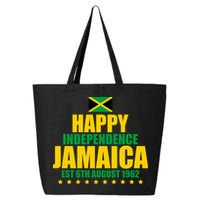 Happy Independence Day Jamaica Est 6th August 1962 25L Jumbo Tote