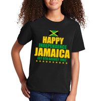 Happy Independence Day Jamaica Est 6th August 1962 Kids T-Shirt