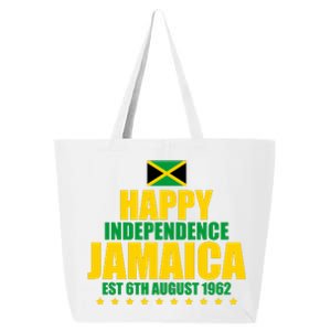 Happy Independence Day Jamaica Est 6th August 1962 25L Jumbo Tote