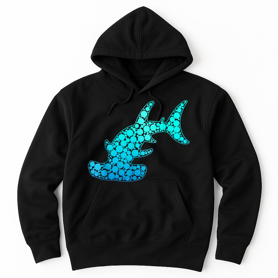 Happy International Dot Day Hammerhead Dots Shark Hoodie