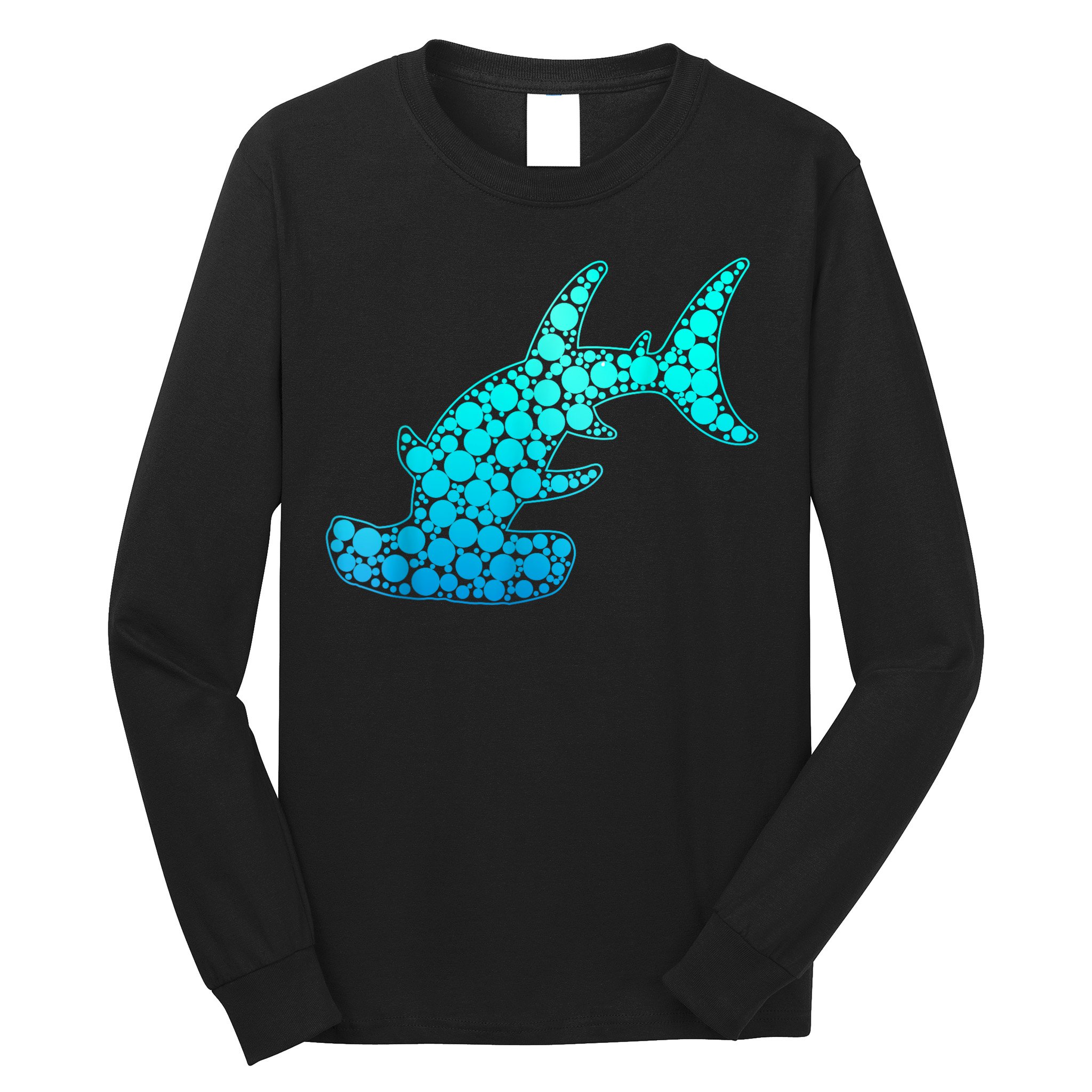 Happy International Dot Day Hammerhead Dots Shark Long Sleeve Shirt