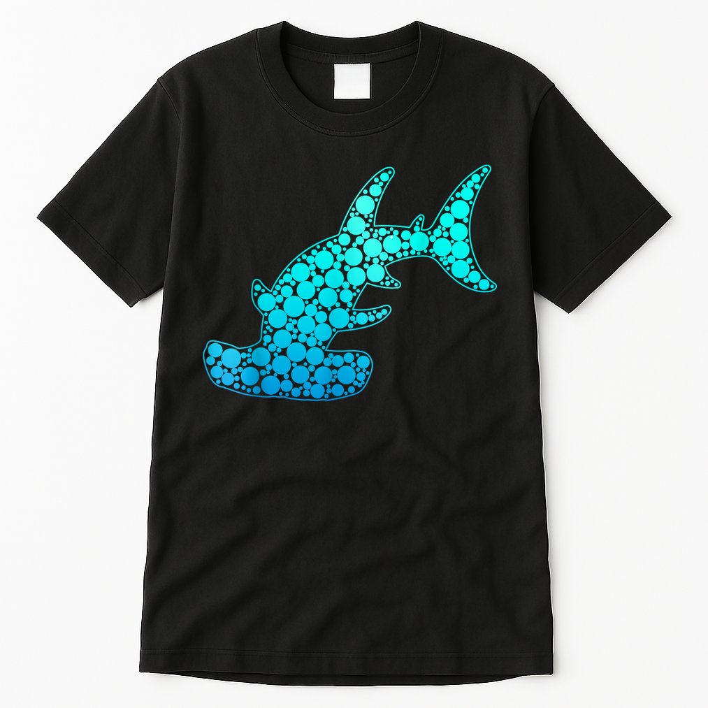 Happy International Dot Day Hammerhead Dots Shark Tall T-Shirt