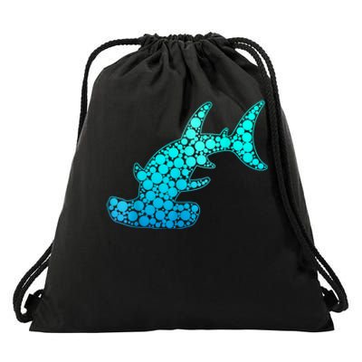 Happy International Dot Day Hammerhead Dots Shark Drawstring Bag