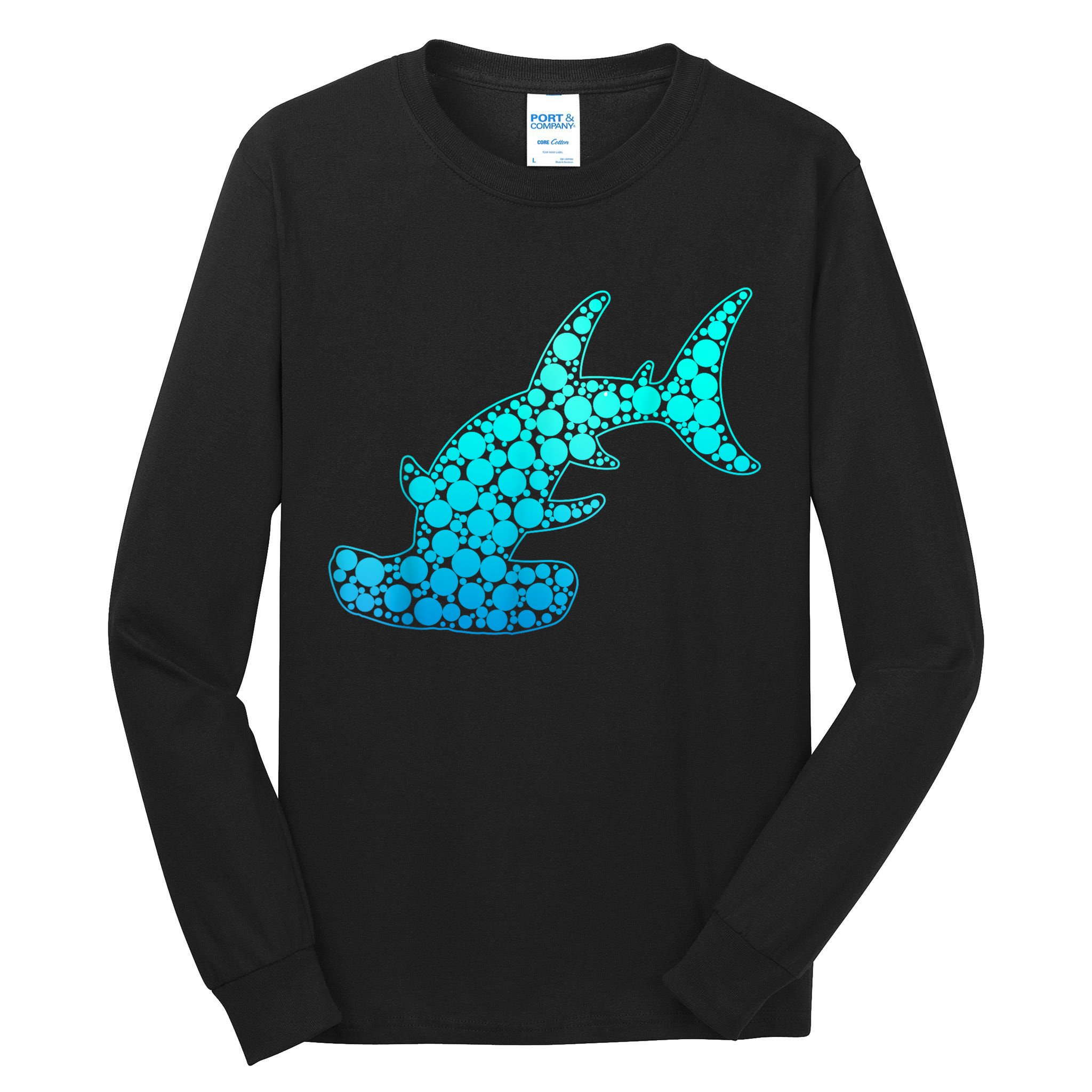 Happy International Dot Day Hammerhead Dots Shark Tall Long Sleeve T-Shirt