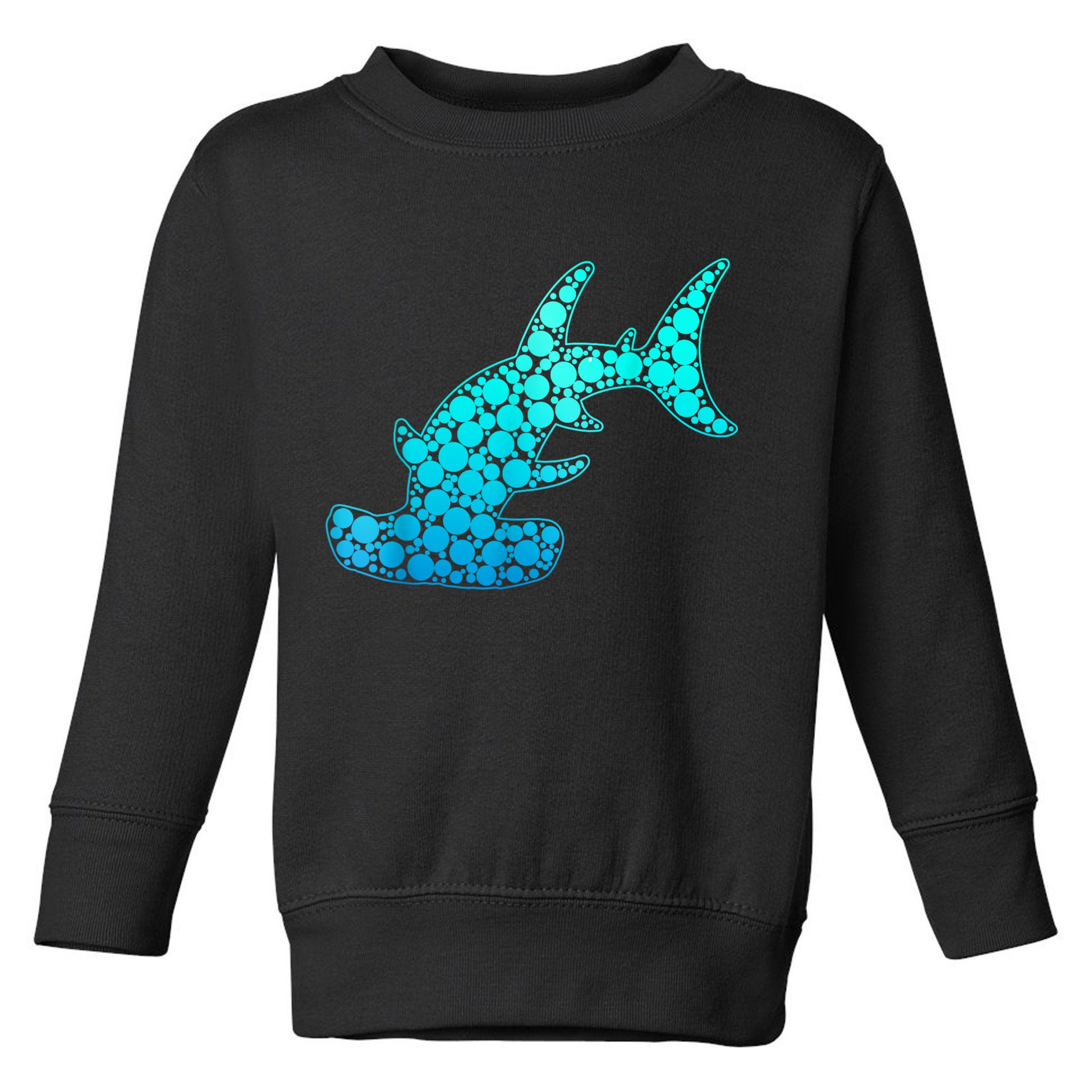Happy International Dot Day Hammerhead Dots Shark Toddler Sweatshirt