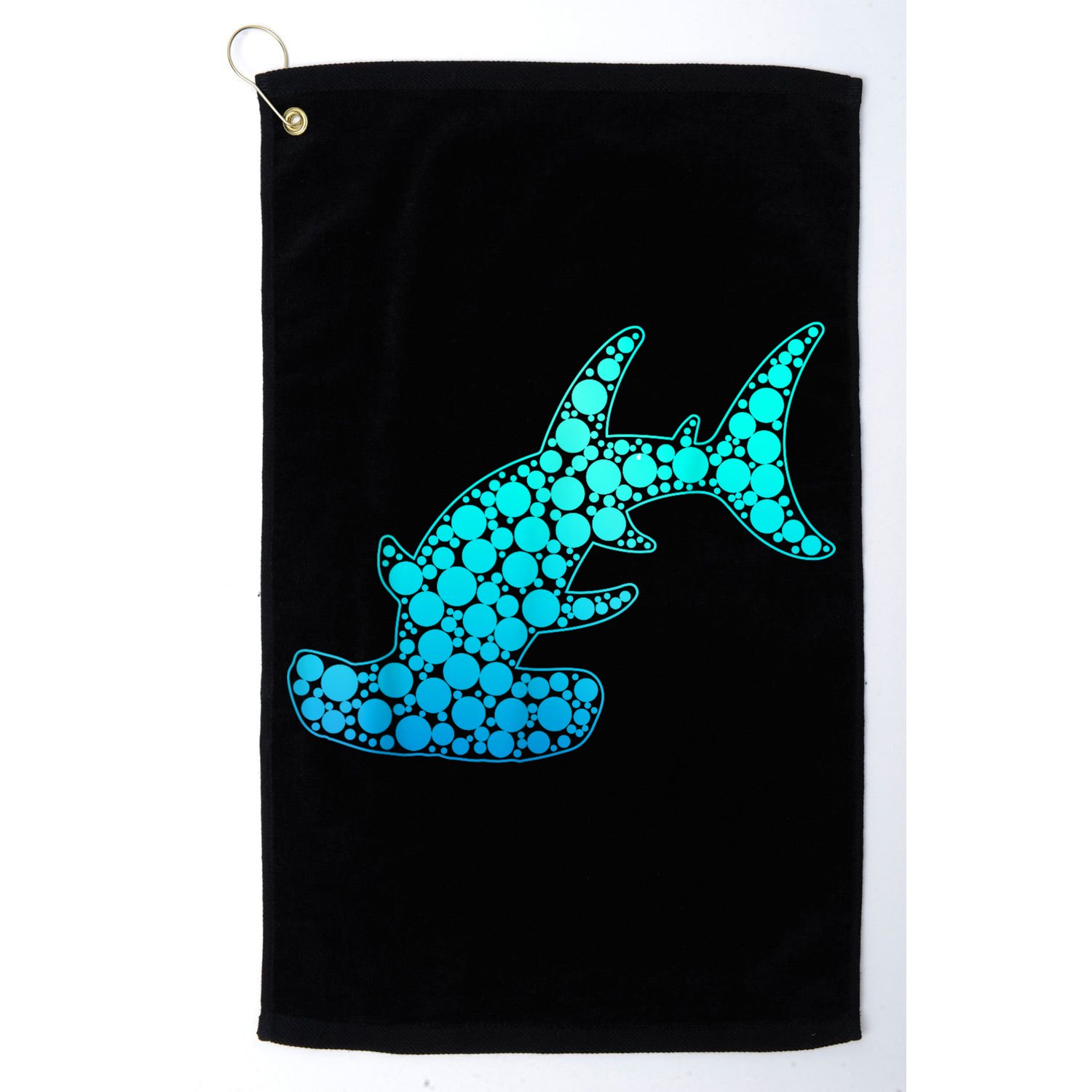 Happy International Dot Day Hammerhead Dots Shark Golf Towel