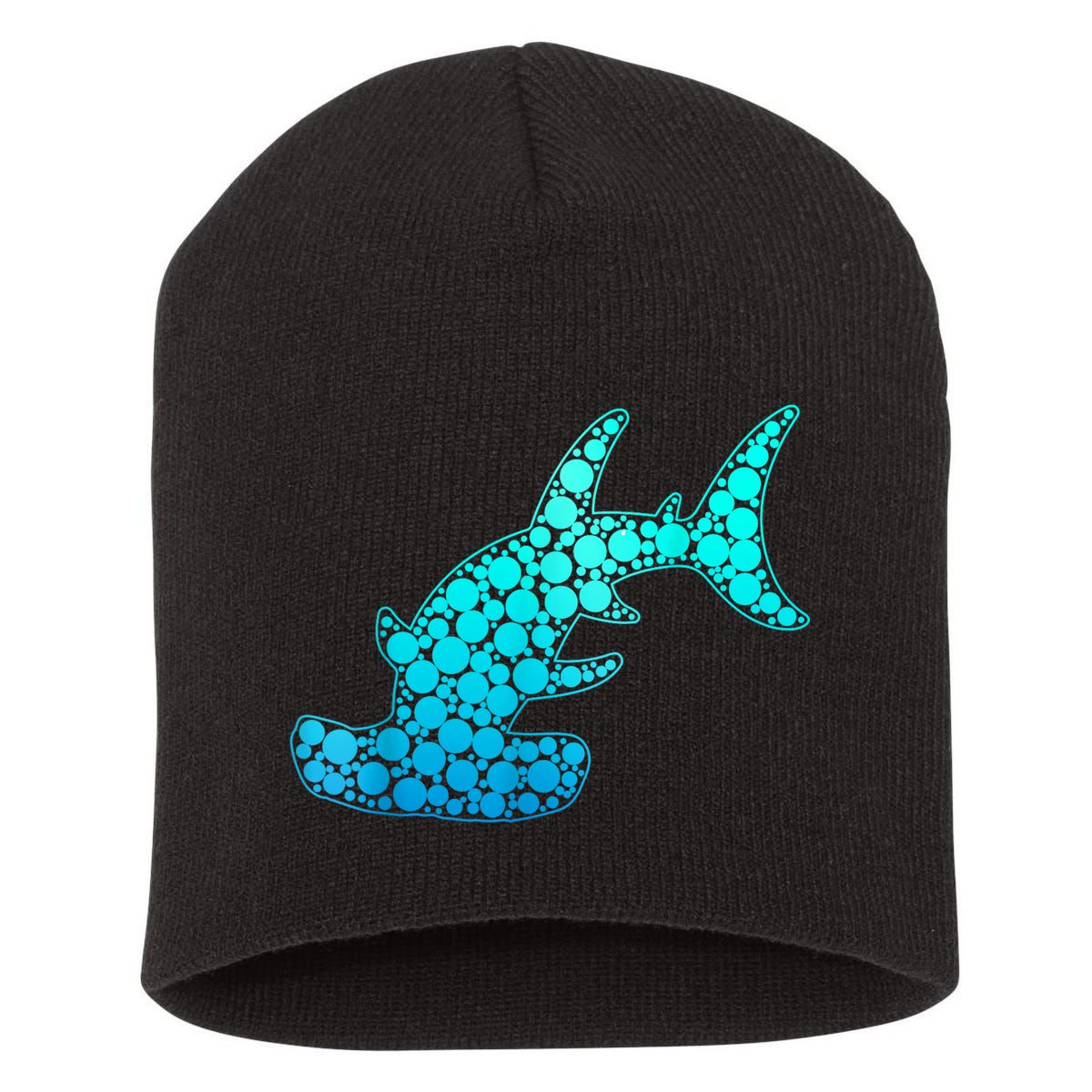 Happy International Dot Day Hammerhead Dots Shark Short Acrylic Beanie