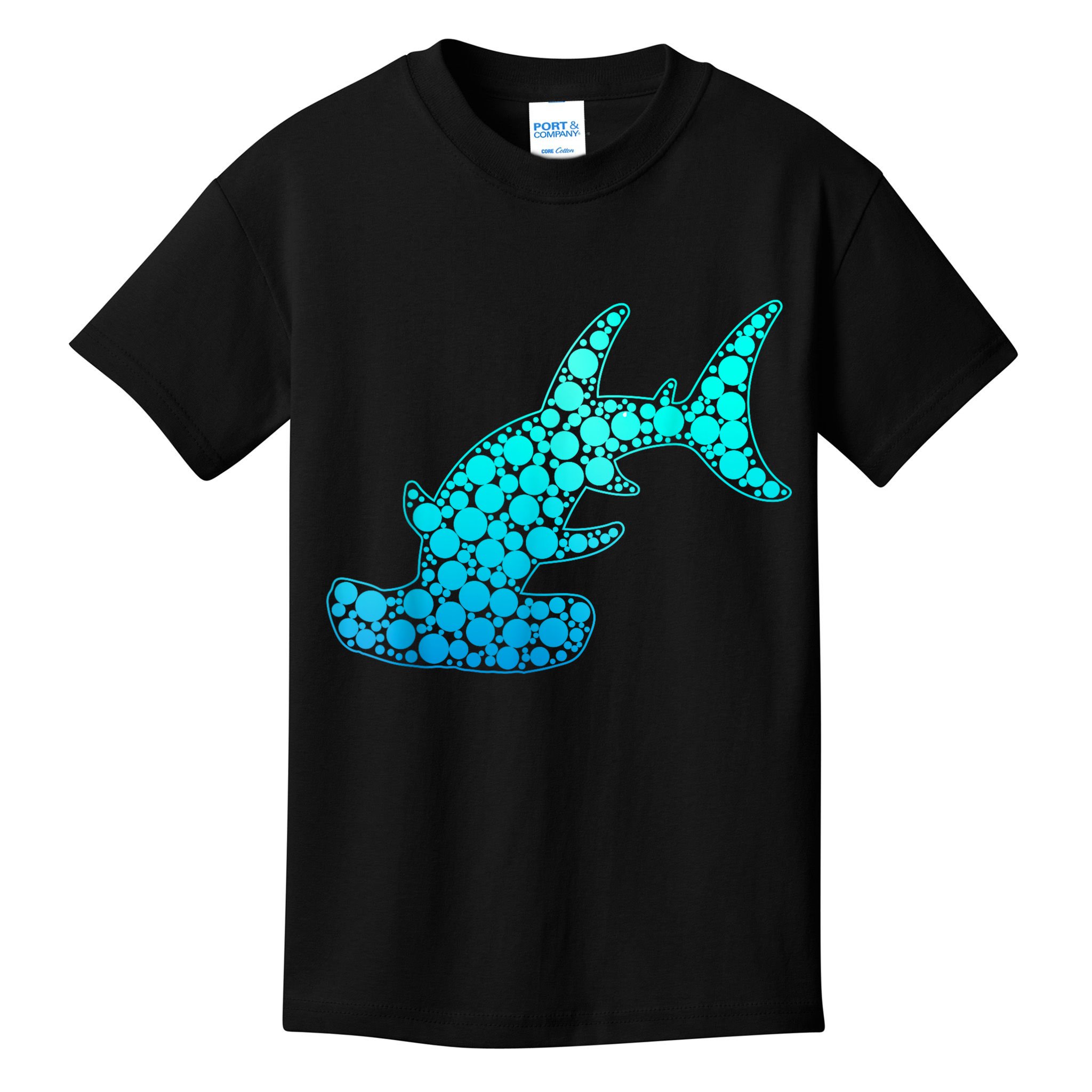 Happy International Dot Day Hammerhead Dots Shark Kids T-Shirt