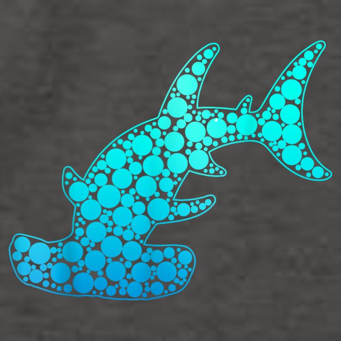 Happy International Dot Day Hammerhead Dots Shark Vector Backpack