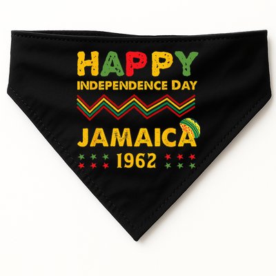 Happy Independence Day Jamaica 1962 Jamaican Pride Reggae USA-Made Doggie Bandana