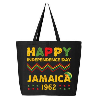 Happy Independence Day Jamaica 1962 Jamaican Pride Reggae 25L Jumbo Tote