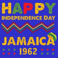 Happy Independence Day Jamaica 1962 Jamaican Pride Reggae 16 in Basic Backpack