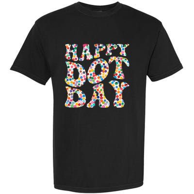 Happy International Dot Day Colorful Polka Dot Groovy Garment-Dyed Heavyweight T-Shirt