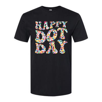 Happy International Dot Day Colorful Polka Dot Groovy Softstyle® CVC T-Shirt