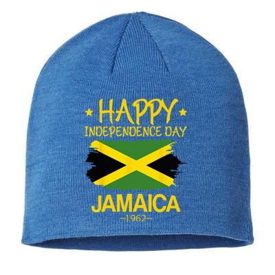 Happy Independence Day Jamaica 1962 Proud Jamaican Sustainable Beanie