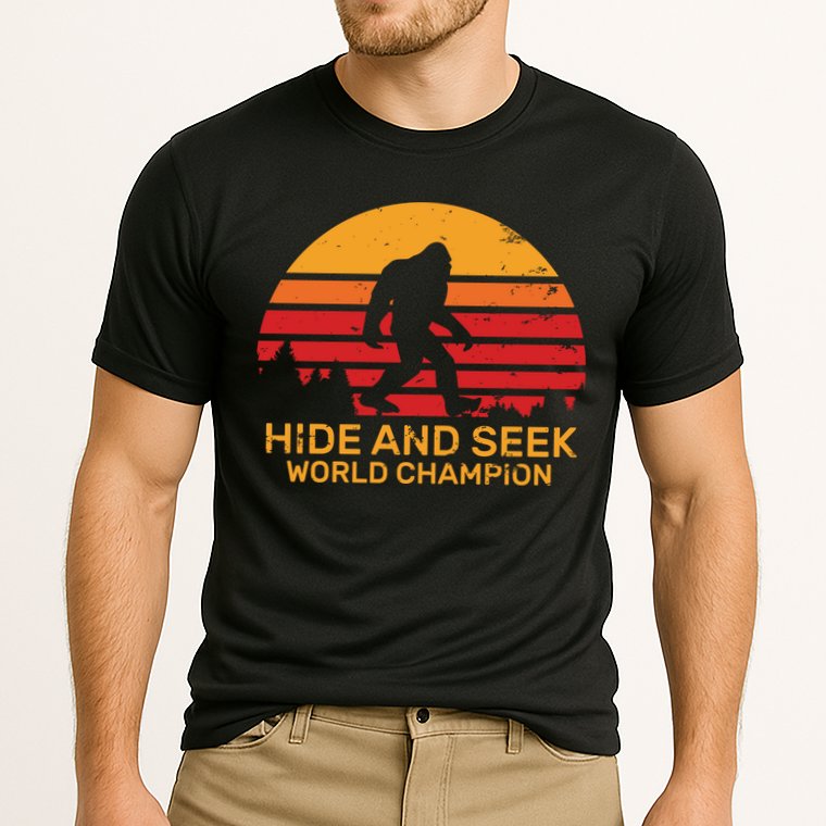 Hide And Seek World Champion Bigfoot Is Real Performance Shirt