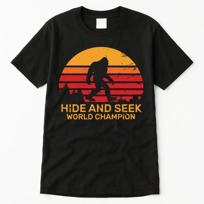 Hide And Seek World Champion Bigfoot Is Real Tall T-Shirt