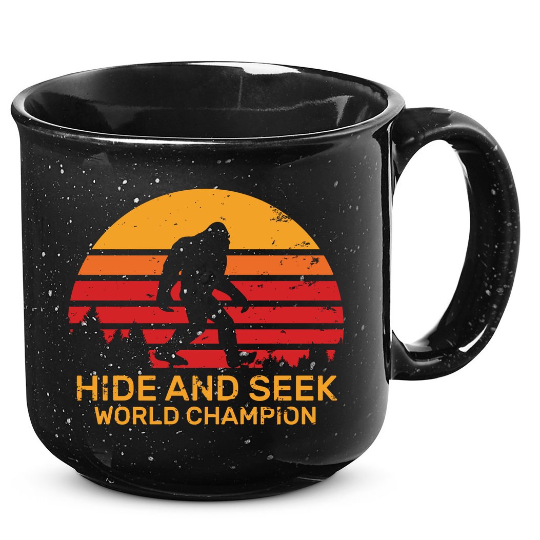 Hide And Seek World Champion Bigfoot Is Real 15oz Campfire Ceramic Mug