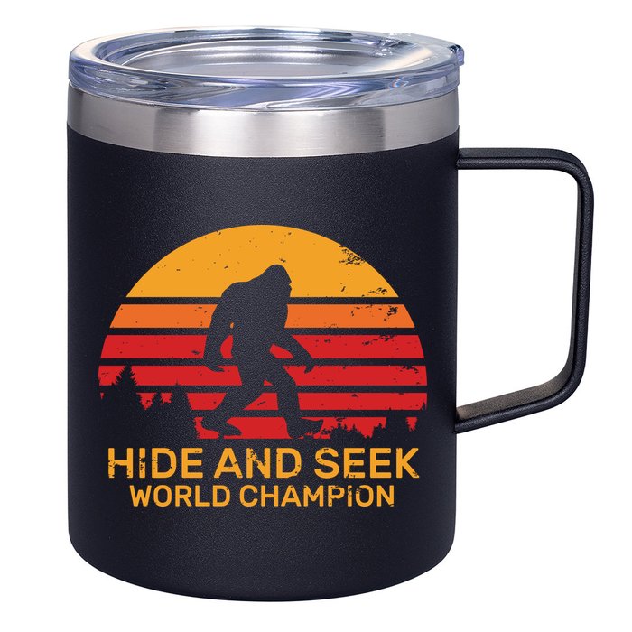 Hide And Seek World Champion Bigfoot Is Real 12oz Stainless Steel Coffee Mug